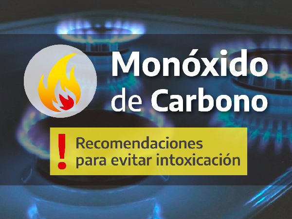 Recomendaciones contra el monóxido de carbono