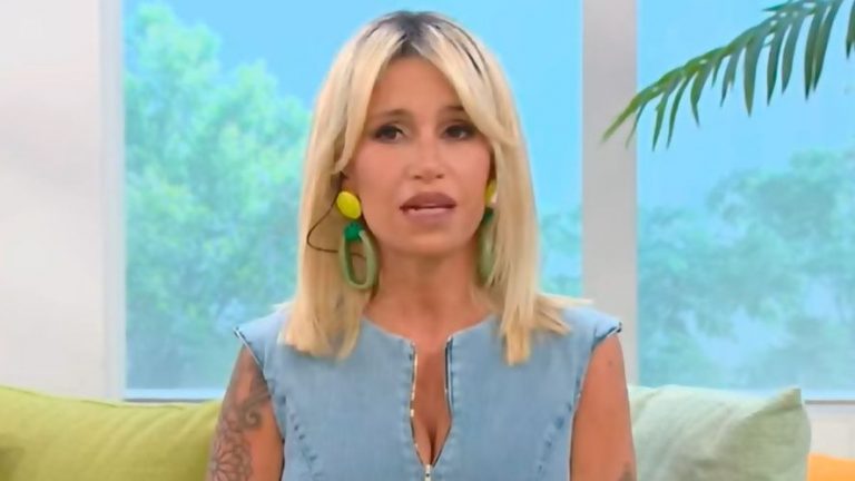 Flor Peña se despidió de la TV y se quebró al aire