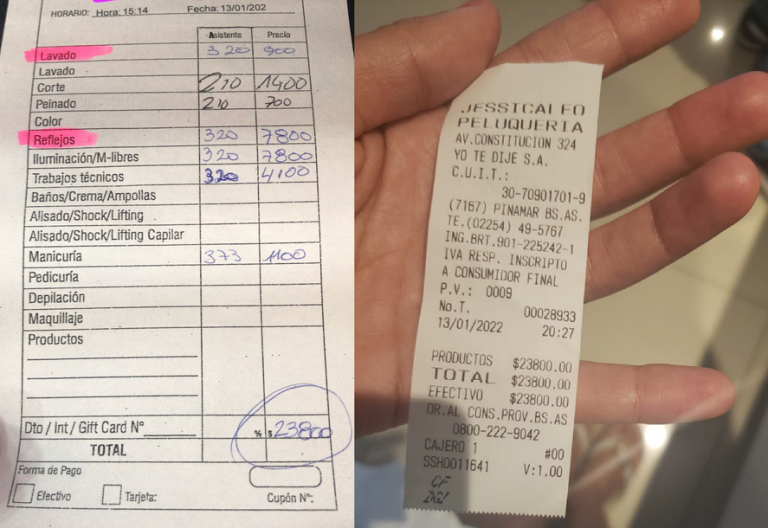 Gastó $24.000 en una peluquería de Pinamar y los escrachó