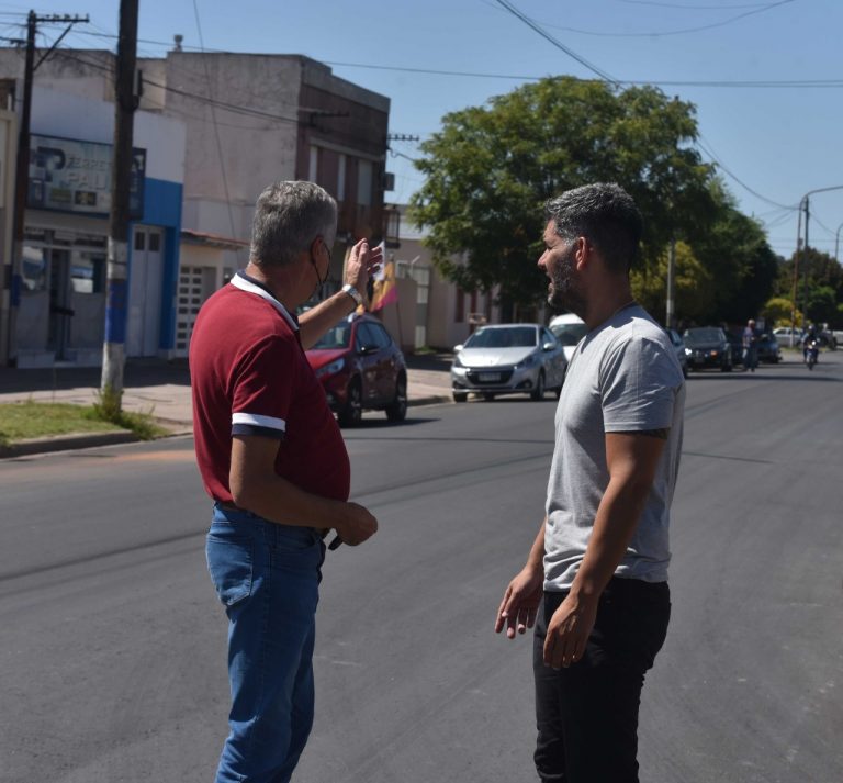 Cuáles son los avances en las tareas de repavimentación del Municipio