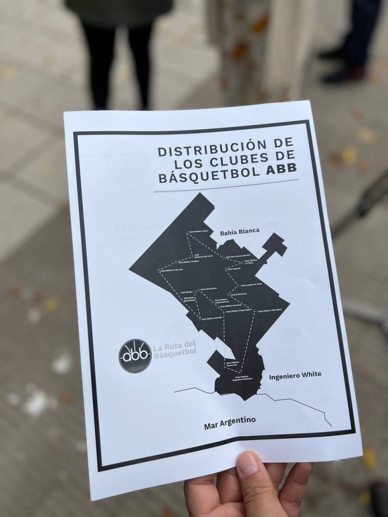 Se inauguró la primera estación de “La Ruta del Básquet” en Bahía Blanca