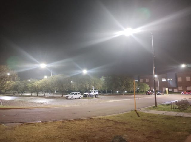 La UNS invirtió en nueva luminaria LED en Palihue