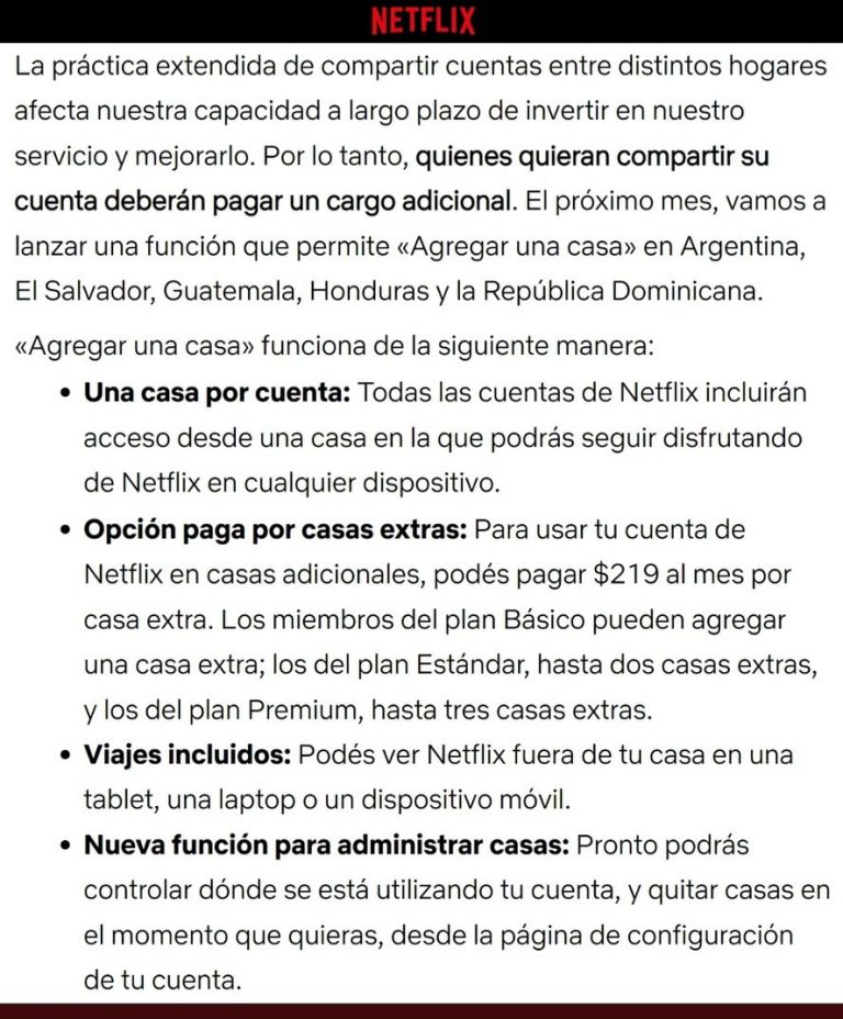 Chau Netflix: La tendencia que expresa bronca por un cambio de reglas
