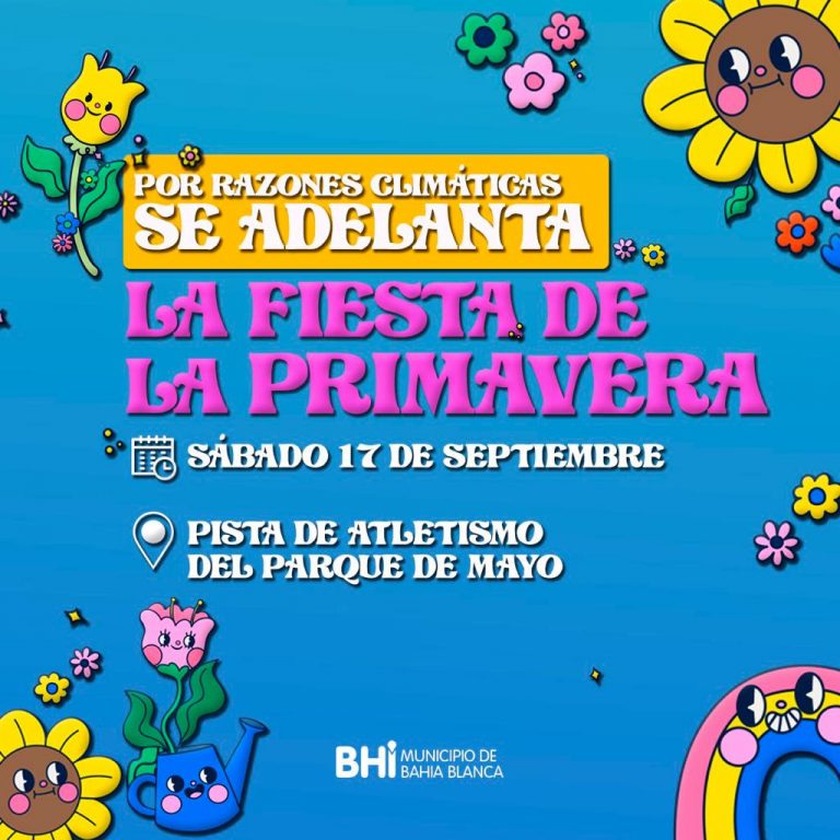 El Municipio adelantó al sábado el festejo del Día de la Primavera