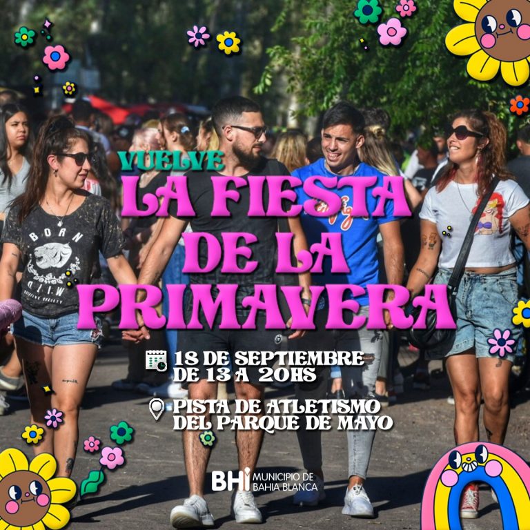 Vuelve la Fiesta de la Primavera a Bahía Blanca