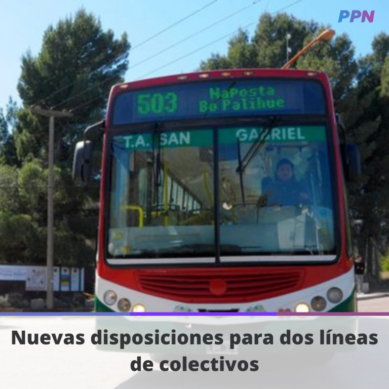 Nuevas disposiciones para dos líneas de colectivos