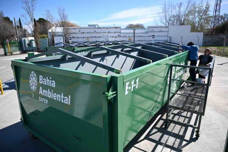 Ecopunto Educativo: en el primer mes de funcionamiento recibió 4 toneladas de material reciclable