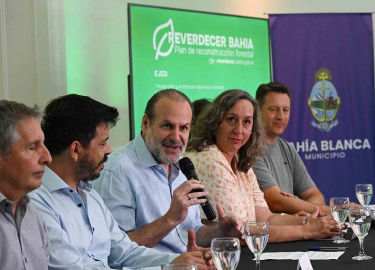 El Municipio lanzó “Reverdecer Bahía”, el Plan de Reconstrucción Forestal